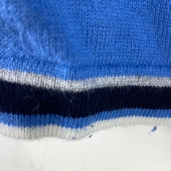 Talbots Sz XL 14 16 Cardigan Sweater Blue Career Casual Cotton Cashmere - Picture 4 of 6